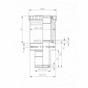 Bild von APM Komakorrigierende 1 1/4" ED Barlow 2,7-fach