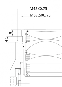 Bild von APM Super Zoom Okular 7,7mm bis 15,4mm mit 1.25" Anschluss und Filtergewinde
