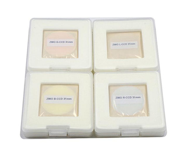 Bild von ZWO LRGB Filterset 36 mm, ungefasst