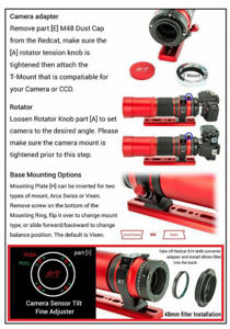 Bild von William Optics  RedCat 51 OTA AP 51/250  Generation 2