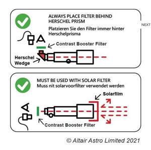 Bild von Altair Solar Contrast Booster Filter 8nm 540nm Continuum 1.25"