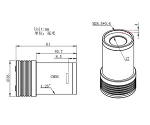 Bild von ZWO ASI174 Mini - 1,25" Autoguider und Mono Astrokamera - Chip D=13,4 mm