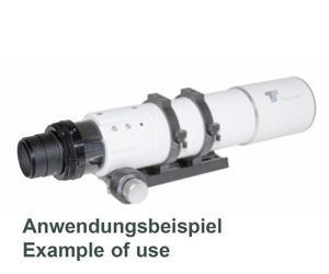 Bild von TS-Optics 1.0x Refraktor Flattener für ED & APO 70-72 mm Öffnung