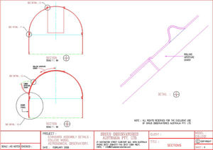 Bild von Sirius Observatories - 5 m - College-Model, motorisiert, mit Unterbau