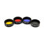 Picture of TS Optics 1.25" Filterset - 4 filters for telescopes from 80 up to 140 mm aperture