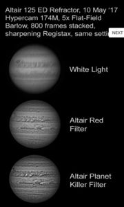 Bild von Altair Astro Planet-Killer 685nm Premium IR Pass Filter mit AR Vergütung