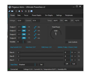 Bild von Pegasus Ultimate Powerbox V2 für optimales Strommanagement am Teleskop