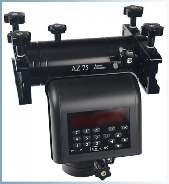 Bild von Rowan Montierung AZ75 Alt-Az Montierung mit Renishaw Encoder und Nexus DSC Pro mit WiFi.
