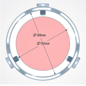 Bild von Altair 152mm Apertur Wasserstoff Alpha D-ERF Sonnenenergie-Schutzfilter