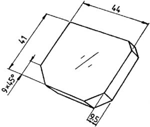 Bild von Bausatz BW-Optik Pleador Pentagon Umlenkspiegel 2"