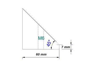 Bild von TS-Optics Newton Fangspiegelhalter aus Aluminium - D = 60 mm, kurzbauend