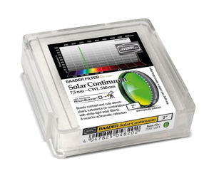 Bild von Baader 7,5 nm Solar Continuum Filter (540 nm) - 2" Filterfassung