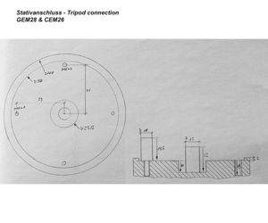 Bild von iOptron GEM28 GoTo Montierung mit optischem Polsucher und 1,75" LiteRoc Stativ