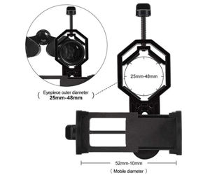 Bild von TS-Optics Smartphone Adapter für Teleskope, Spektive, Mikroskope und Ferngläser