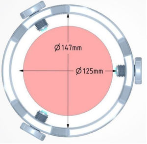 Bild von Altair 115mm TRIBAND H-Alpha CaK D-ERF (120mm Filter mit Gehäusezelle)