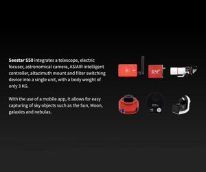 Bild von ZWO Seestar S50 Smart Teleskop Bundle mit Staubschutzkappe