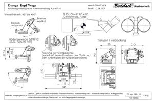 Bild von Gabelmontierung Omega Wega