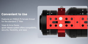 Bild von SV555 Svbony Apochromatisches Tele-Objektiv/Teleskop 54mm f/4.5 ED mit EAF-Montageset