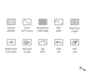 Bild von ZWO ASI462MM