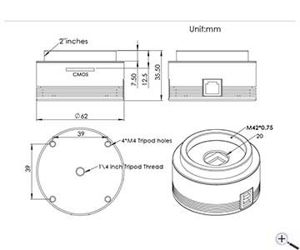 Bild von ZWO ASI462MM