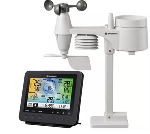 BRESSER WLAN-Farbwetterstation mit 5-in-1-Profi-Sensor
