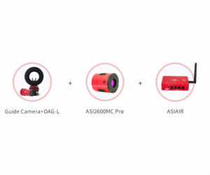 ZWO ASI2600MM Mono Astro Camera with Guiding Sensor and ASIAir - Sensor D=28.3 mm