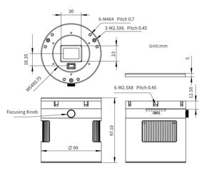 ZWO Mono SW - Astrokamera ASI2600MM-DUO - Chip D=28,3 mm - mit Guidingsensor
