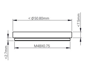 ZWO Filterschublade für Nikon Objektive - passend für 2" Filter