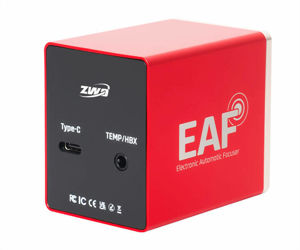 ZWO EAF Fokusmotor mit USB-C-Anschluss für Stromversorgung und Datenübertragung
