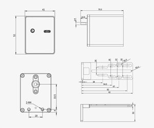 ZWO EAF Fokusmotor mit USB-C-Anschluss für Stromversorgung und Datenübertragung
