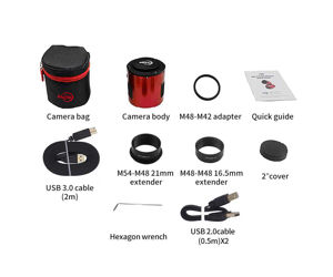 ZWO Kamera ASI 6200MM Pro MONO 6200MM-P25 - IMX455 D=43,3 mm