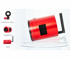 ZWO Kamera ASI585MC Farb Astrokamera mit Guidingsensor und ASIAir - Chip D=12,84 mm