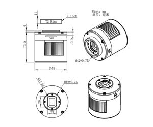 ZWO Farb Astrokamera ASI294MC Pro gekühlt - Sony Sensor D=23,2 mm