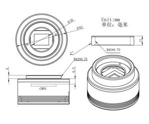 ZWO ASI294MC USB3.0 Farb CMOS-Kamera - Sensor D=23,2 mm, 4,63 µm Pixelgröße