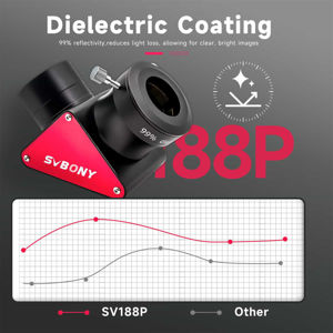 SV188P dielektrischer 90 Grad Zenitspiegel 1.25"