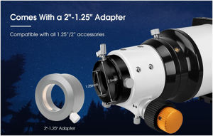 SVBONY SV503 Astronomicsches Teleskop 102mm F7 ED Refraktor OTA für Astrofotografie