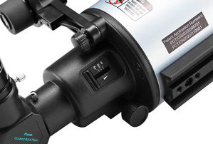 90mm (3.5") f/13 Maksutov Cassegrain Teleskoptubus (mit Smartphone Adapter)