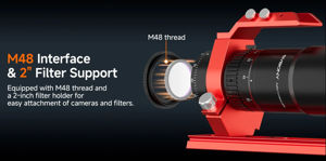 SVBONY SV545 Petzval Refractor 45/203mm f/4.5 [W9317B] 