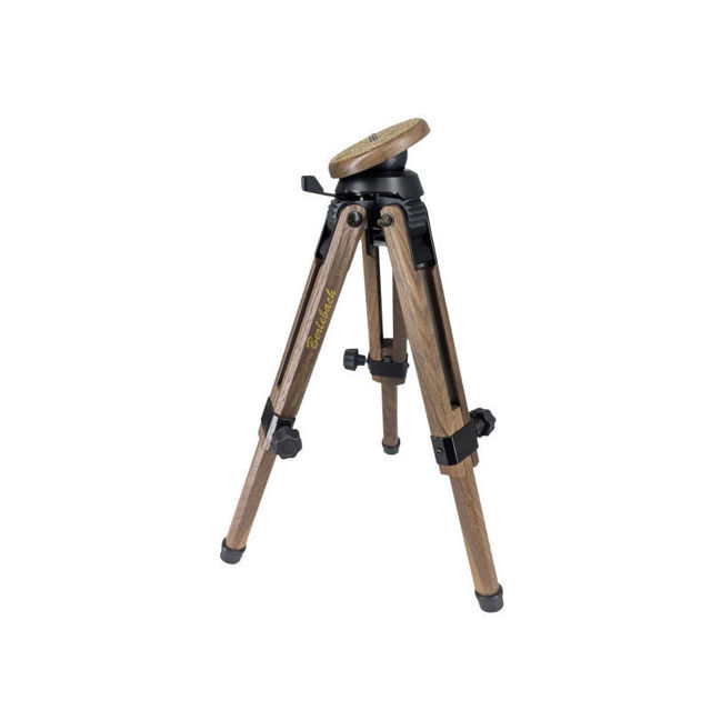 Ministativ mit Nivellierung aus echt Nussbaumholz