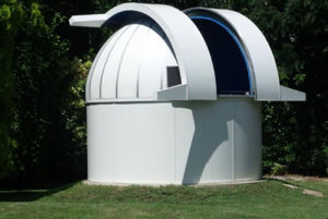 APM Kuppel 2.4 Meter/Basishöhe 1.25 Meter  (Made in Europa, mit Shutter)