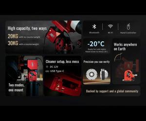 William Optics Ultra-Cat 131 & ZWO AM7 mit Säulenstativ - Komplettpaket