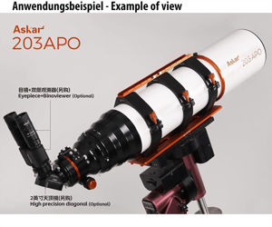 Askar 203 mm f/7 Triplet Apo - EDT Design - 3,5 Zoll RAP Auszug