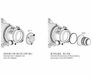 Askar 1,0x Korrektor für den 160 mm f/7 Triplet Apo