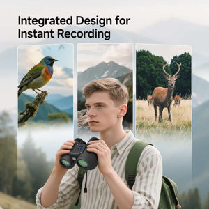 SA208 8x42 Integriertes ED-Fernglas mit Fotos und Videos (6 MP) – für Vogelbeobachtung und Outdoor-Beobachtungen